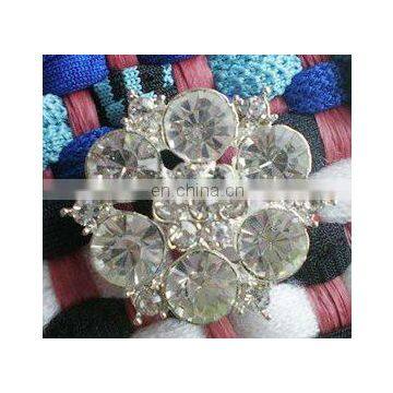 2013 new rhinestone hair flower embellishment garment accessory button