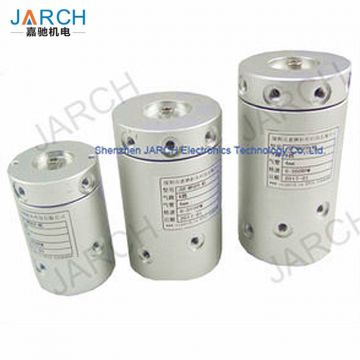 JARCH Max Speed 2000RPM Rotary Union Pneumatic , Aluminum Rotary joint 6 Passage Pneumatic slip ring