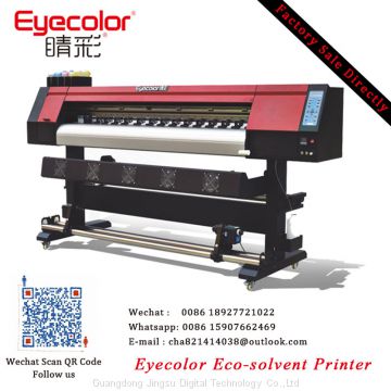 Eyecolor JC-1680 1.6m digital advertising printing machine eco-solvent printer with dx5 head