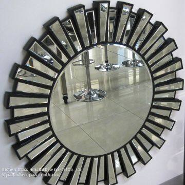 Wholesale Wall Bathroom Decorative Assembled Aluminum Mirror