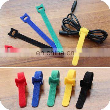 Manufacturer Custom Self Locking Adjustable Hook Loop Nylon Cable Tie With Label photo-5