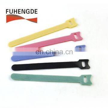 Reusable Injection Hook and Soft Loop Cloth Cinch Cable Tie Down Straps Set photo-3