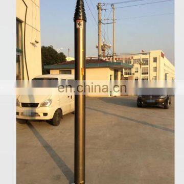 12m outdoor heavy duty pneumatic pole telescopic mast