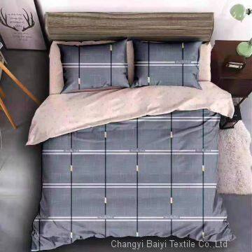 Printed Pattern and 100% Polyester Material Polyester Printed Bedsheet Fabric photo-5