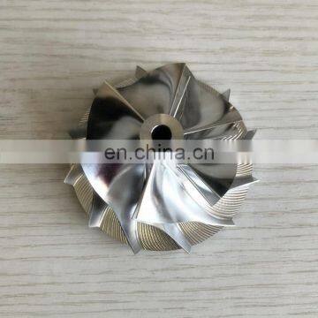 RHF55 20G upgrade 6+6 blades 52.56/68.01mm high performance turbo aluminum 2618/milling/billet compressor wheel