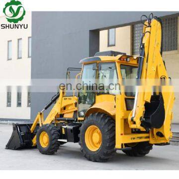 cheap price hydraulic joystick  backhoe loader for sale