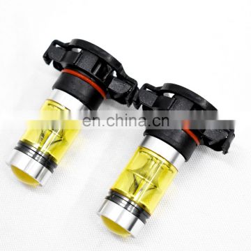 NEW 2pcs H16 100W LED 2323 Fog Driving DRL Light Bulbs 4300K yellow