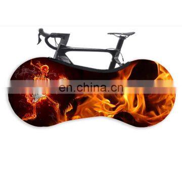 Custom Design Novelty Elastic Dust-proof Bike Sleeve Half Bicycle Cover Bag