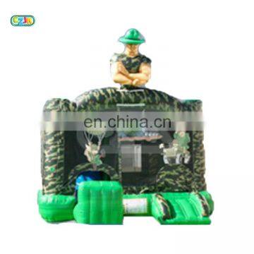 soldier moonwalk inflatable bouncer jumping bouncy castle bounce house