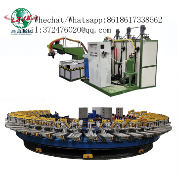 Pu multi-type shoes direct injection foaming machinery pu soles equipment