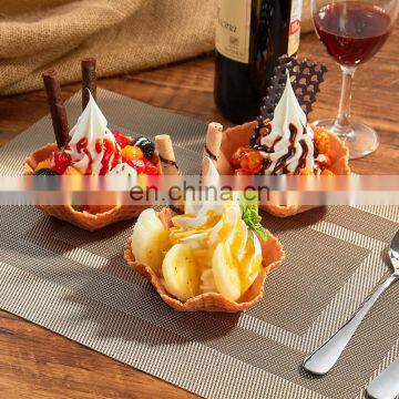 Simulation Ice Cream Model Artificial Fruit Ice Cream Waffle Cup Display Model For Decoration