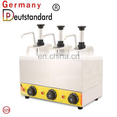 German Brand chocolate sauce dispenser pump hot chocolate sauce warmer machine