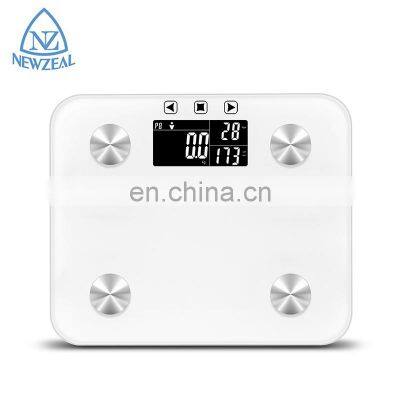 Best Price 180Kg Digital Tempered Glass Weighing Body Fat Scale With LCD Display