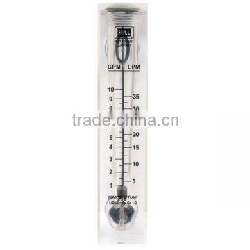 panel rotameter for water acrylic flowmeter