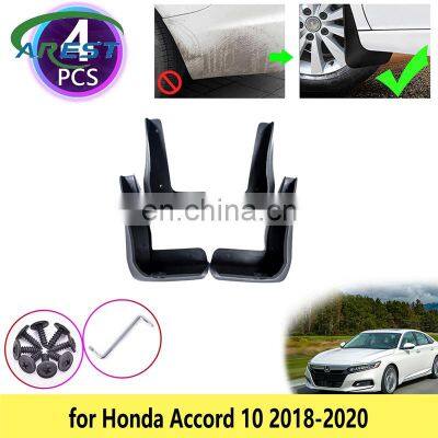 4PCS for Honda Accord 10 2018 2019 2020 New Mudguards Mudflaps Fender Mud Flap Splash Guards Protect Rear Wheel Car Accessories