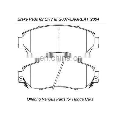 45022-SHJ-A01 Auto Brake Pads for Honda CRV III '2007-/LAGREAT '2004