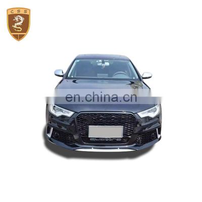 auto parts body kits for a6 car turning to S6 style facelift PP material