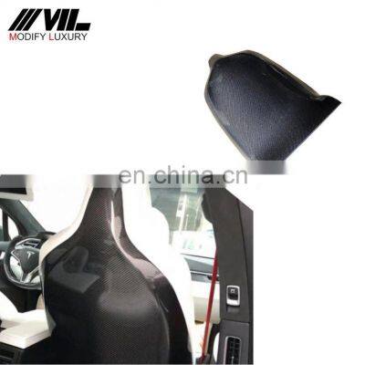 Carbon Fiber racing seat cover  for Tesla Model X  2016-2019