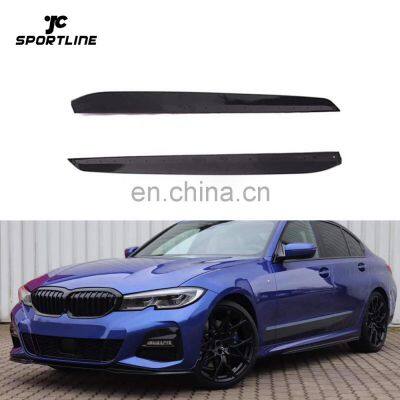 Black Painted ABS G20 M TECH Side Skirts for BMW NEW 3 Series G28 330i M340i M Sport 2019 2020