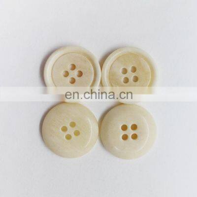 Custom Big 4 Hole Flat Rim Edge Engraved White Button Down Shirt Women photo-4