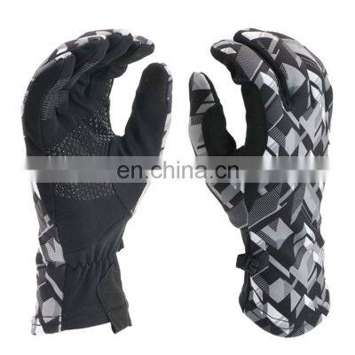 New customized rugged wear black long mechanic safety gloves