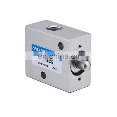 Factory Price Basic JM Series JM322 JM322R 1/4 Thread 3 Port 2 Way  Mechanical Valve Pneumatic Valve