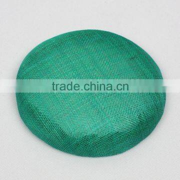 Gree Round Sinamay Hat Fascinator Base Cheap photo-3