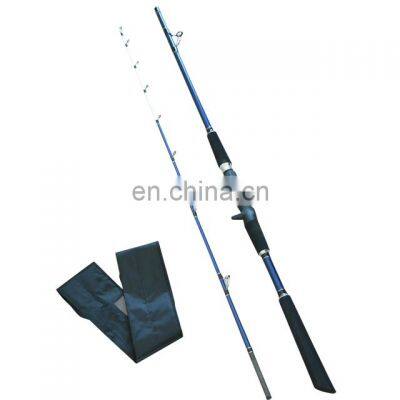 Wholesale Boating Fishing Rod Carbon Saltwater Fishing Rod 2 Section EVA Handle Spinning Lure Rod