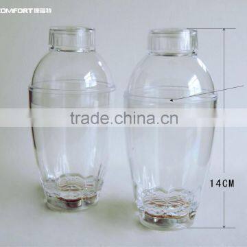 2015 new shaker bottle customized lucid plastic shaker bottle