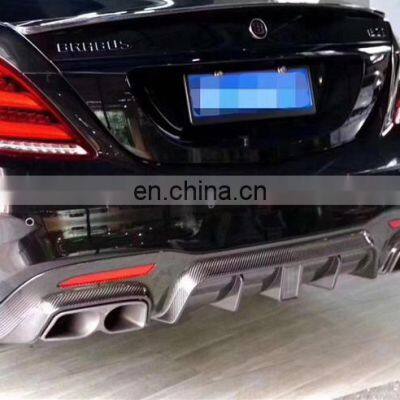 Runde B Style Carbon Fiber Material Front Rear LIp Spoiler Fender For Mercedes Benz W222 S63 S65AMG Bodykit photo-5