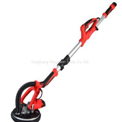 225mm long neck foldable Electric drywall putty wall Sanding Machine drywall sander with LED light