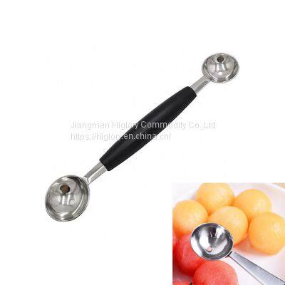 Amazon Best Seller Gadgets 2022 Fruit Vegetable Carving Tools Double Head Watermelon Baller Ice Cream Scoops