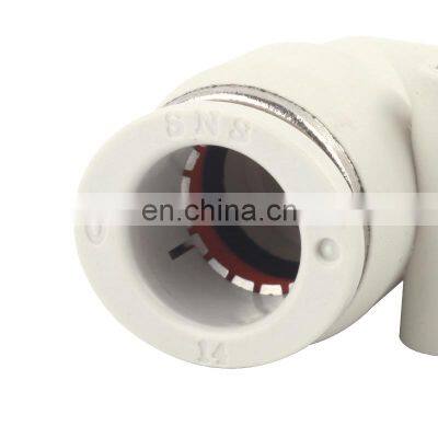 Wholesale High Quality Flexible Exhaust Union L Shape Plastic Quick Coupler Pipe Fittings photo-3