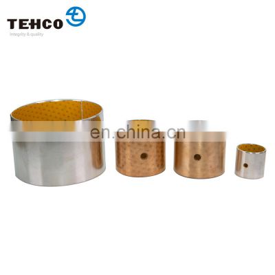 TEHCO P20 Boundary Lubricating Bushing Made of Steel Base and Porous Bronze and POM of Good Anti-abrasion for Casting Machines.