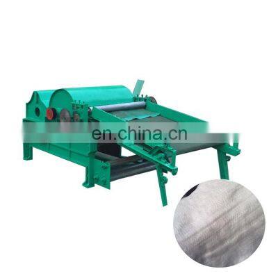 Textile fabric waste recycling machine rag tearing machine