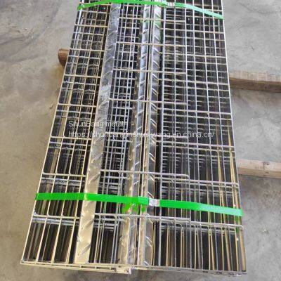 Hot galvanized steel grating step board customized corrosion-resistant steel ladder step board for steel structure ladder pedal stair board