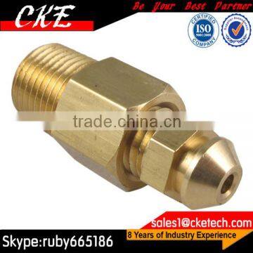 Precision Brass CNC Turned Axile Shaft in Machinery Parts