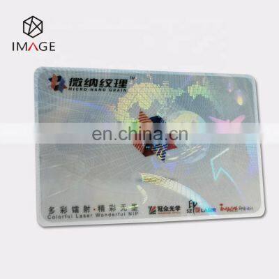Custom High Security Transparent Heat Laminate ID Card Hologram Overlay photo-4