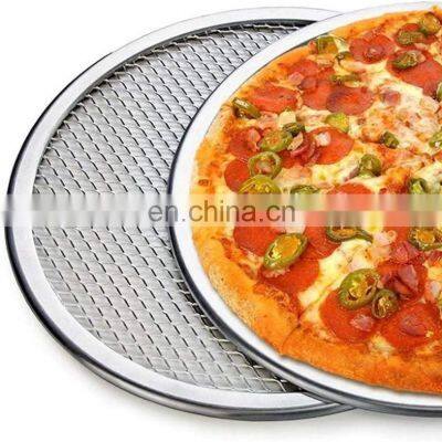 DIY Expanded Mesh Baking Tray Pizza Tool Aluminum Pizza Screen