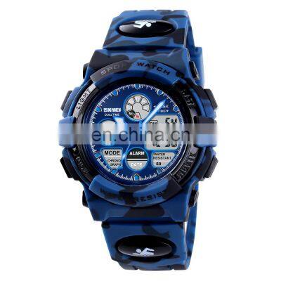 Promotional Sports Digital Kids Watch Brand Skmei1163 Multicolor 50m Waterproof Wristwatch for Children