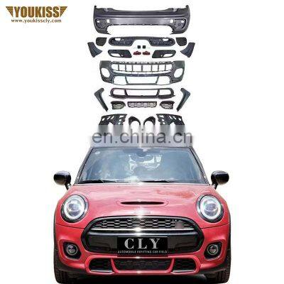 Car Body Kits For BMW Mini F55 F56 Upgrade JCW Style Auto Spare Part Car Bumper F55 5 Doors Version Kit F56 3 Doors Version Kits