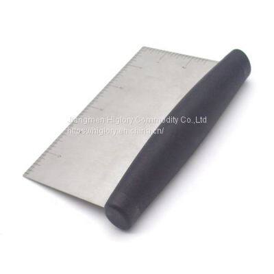 Dough Bench Scraper With Ruler Kitchen Baking Pastry Cutter Grip Handle Pastry Cutter photo-5