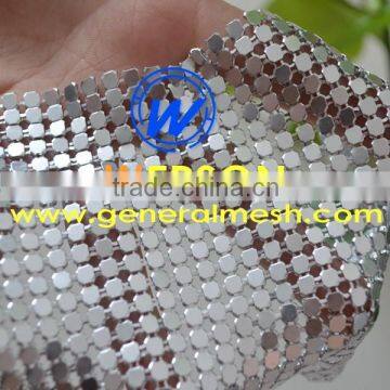 silver Metallic aluminium Cloth,Metal Sequin Fabric sales | generalmesh