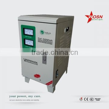 Stand type 5000va 5kw svc high precision automatic power voltage regulator