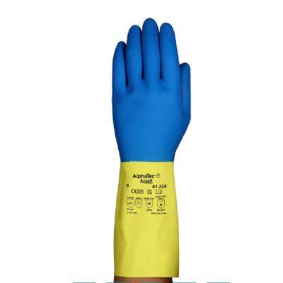 Industrial Protective Gloves Latex Nitrile Mixture photo-4