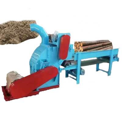 Sawdust Machine Wood Chip Crusher  Tree Branch Wood Chipper of Waste Wood Branches