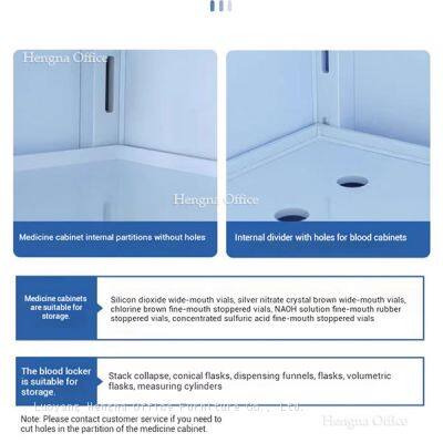 Chemical Safety PP Storing Cabinet With Glass Doors and Dual-Lock System: Corrosion-Resistant and Safe for Laboratories and Industrial Use photo-3