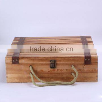 Custom new product packaging wooden wine box