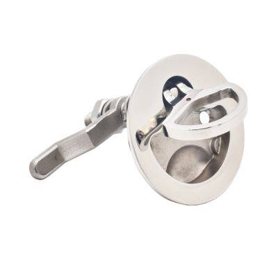 Best Sale Marine Lock Stainless Steel Flush Hatch Lift Ring Hatch Pull Handle Locker Hatch Lock photo-5