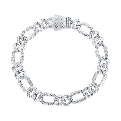 Ling Cuban Link Chain Bracelets for Women Men Iced Out 2 Row Rhinestone Rhombus Prong Cuban Bracelet Wristband Jewelry